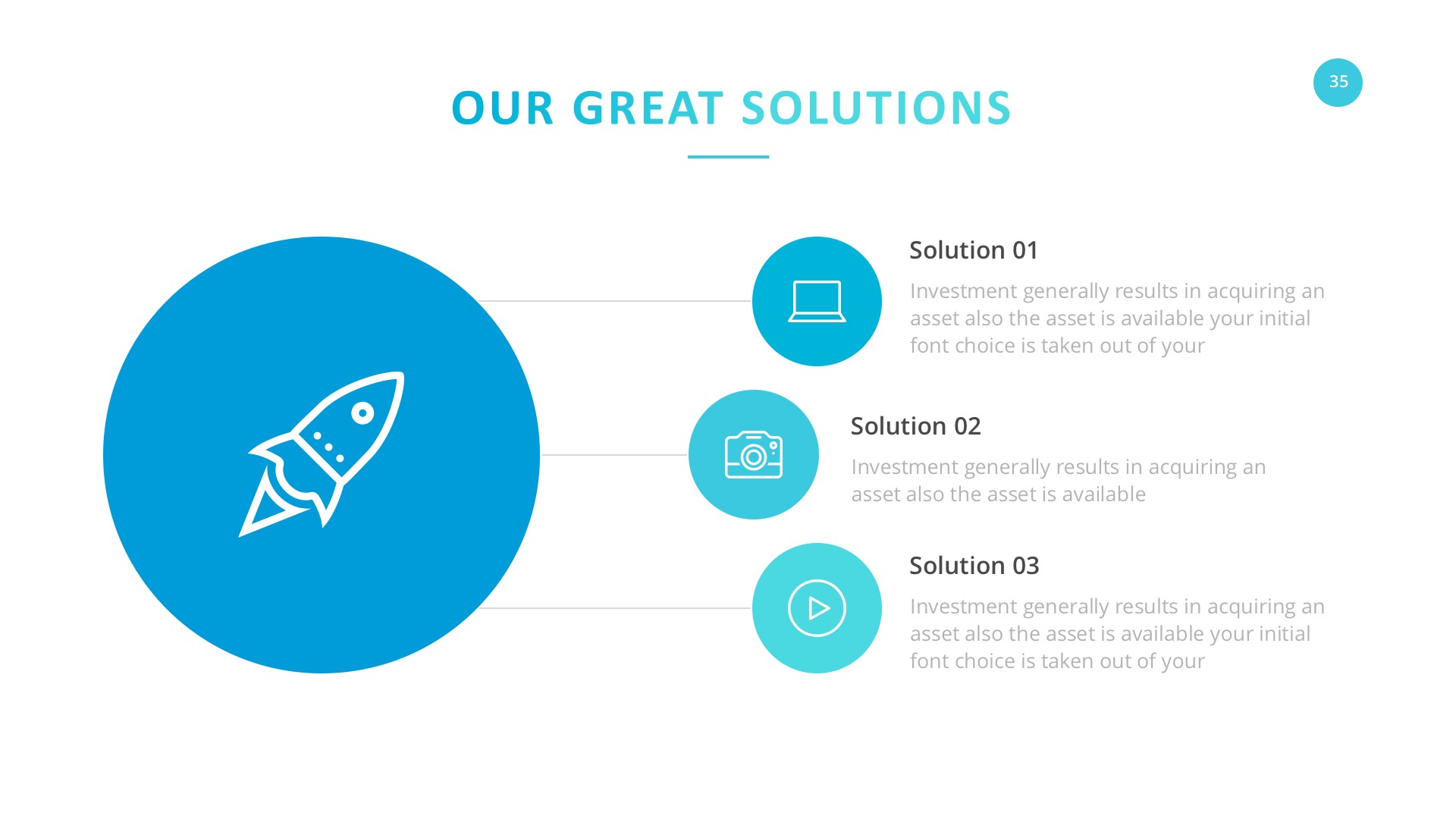 Image result for solution slides pitch deck