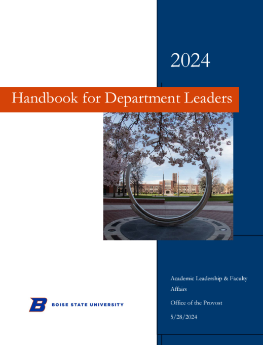 Cover page for Handbook