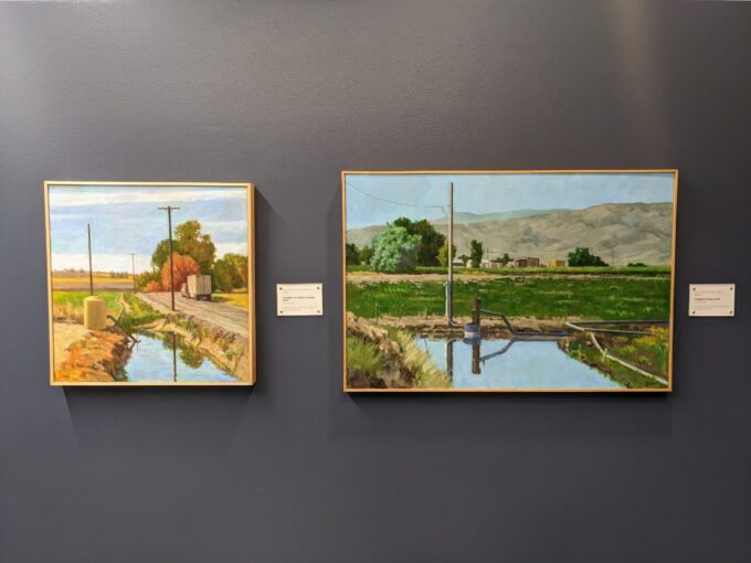 2 pieces of artwork by John Taye.