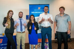 Neuroscience faculty give a thumbs up