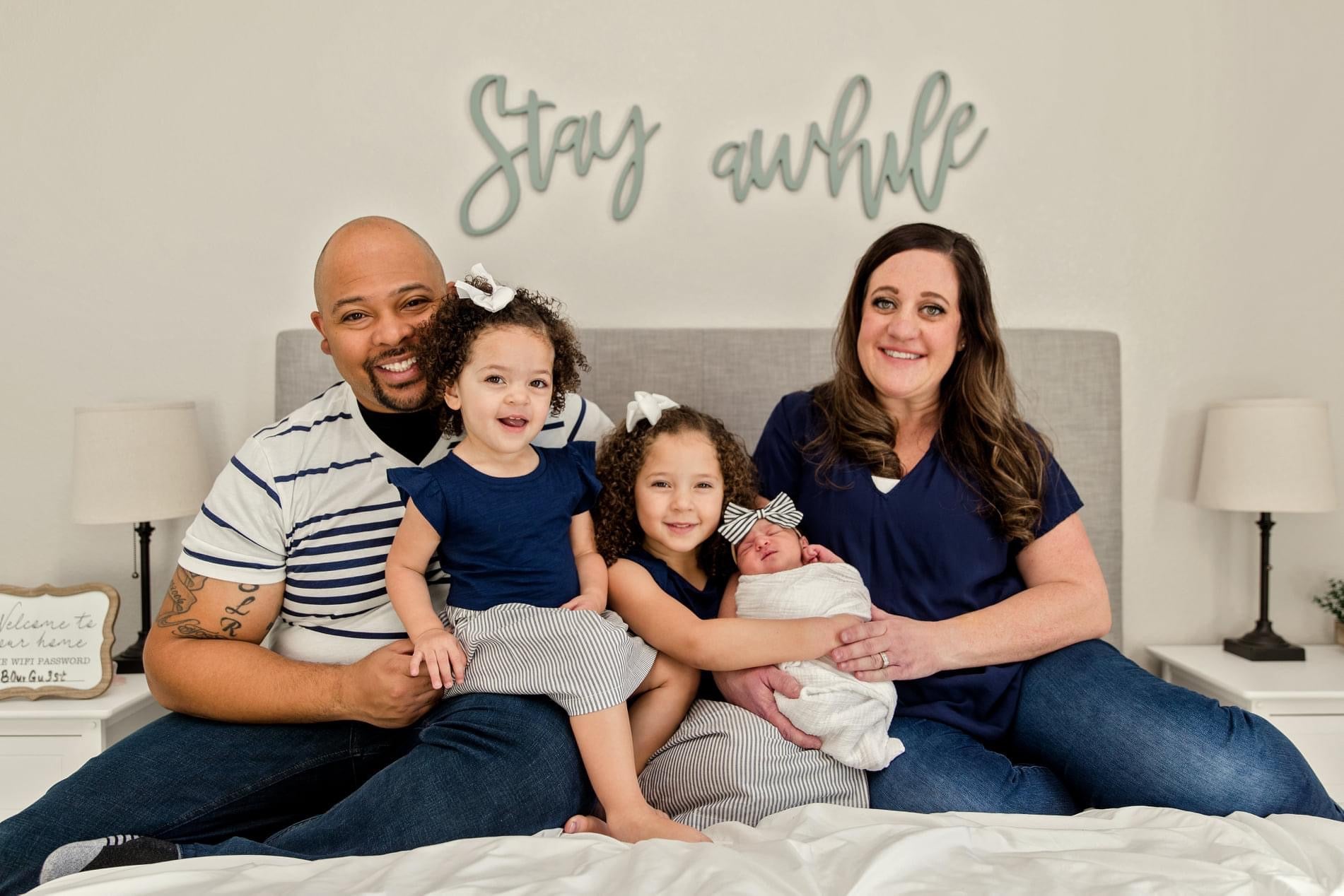 Jenelle Richard, Ryan Richard, Addison Richard, Jayel Richard, and Zuri Richard