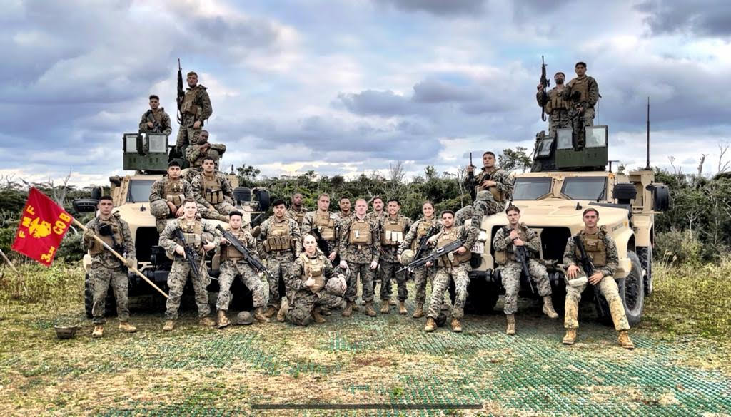Brian Garretson and his battalion