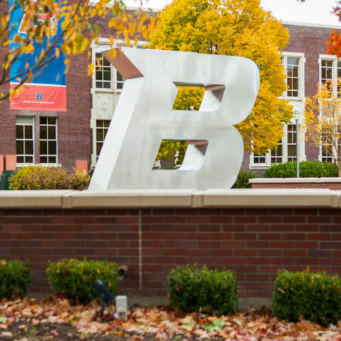B statue