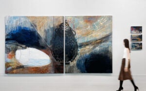  Installation of artwork and viewer