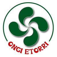 Welcome Symbol and logo reading Ongi Etorri