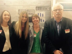 Kristina Chapman, Hannah Weaver and Kimberly Brown at the ASM Intermountain Annual Conference