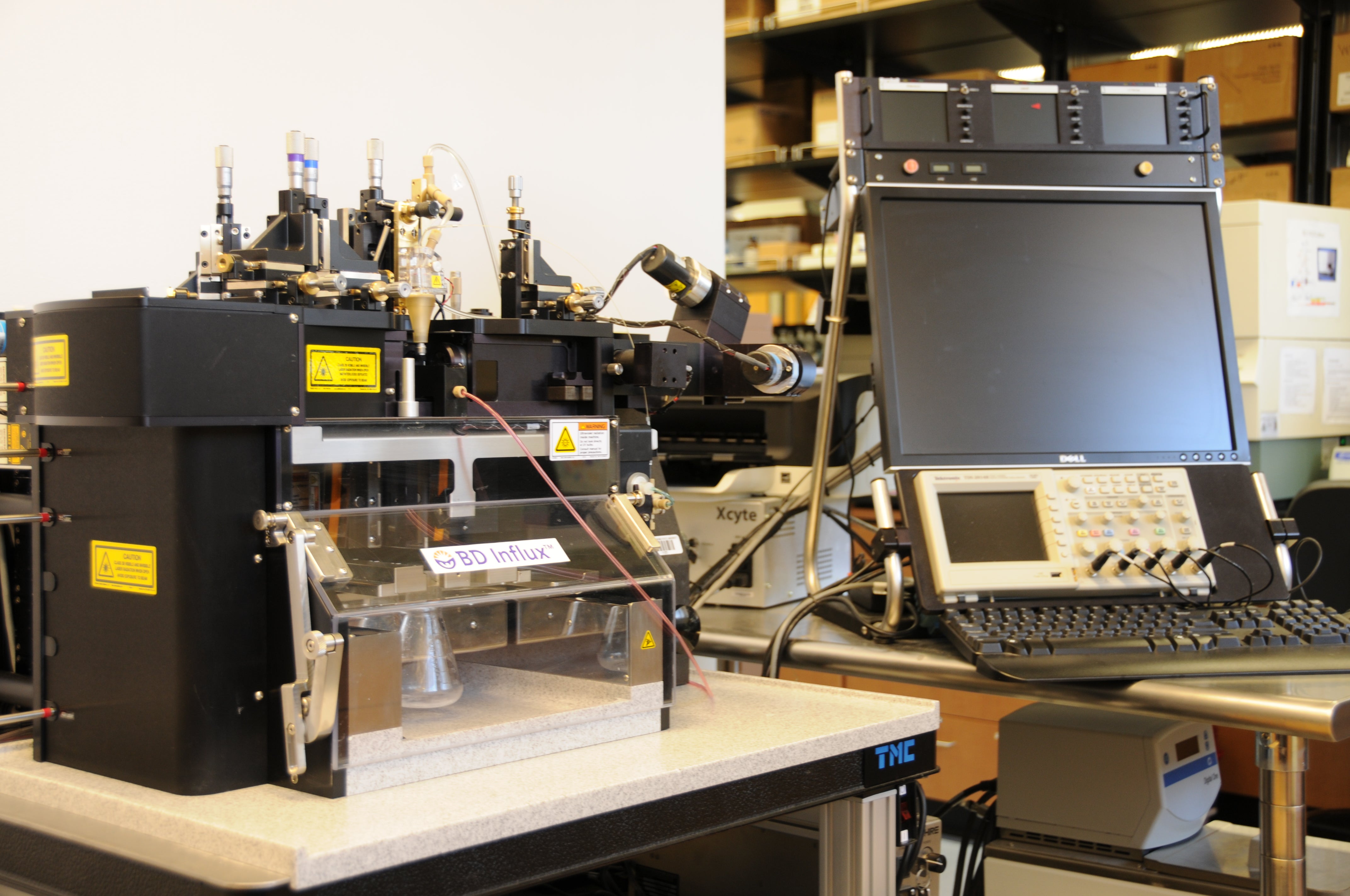 state of the art four-laser BD INFLUX cell sorter machine