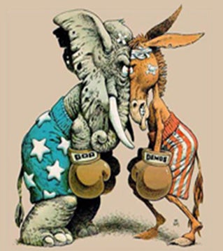 political cartoon