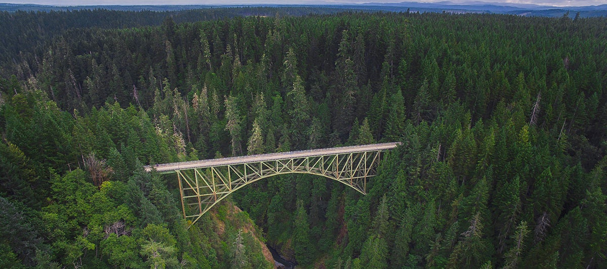 bridge over gorge