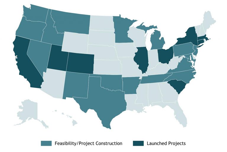 MAP OF PFS SITES