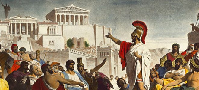 Pericles speaking