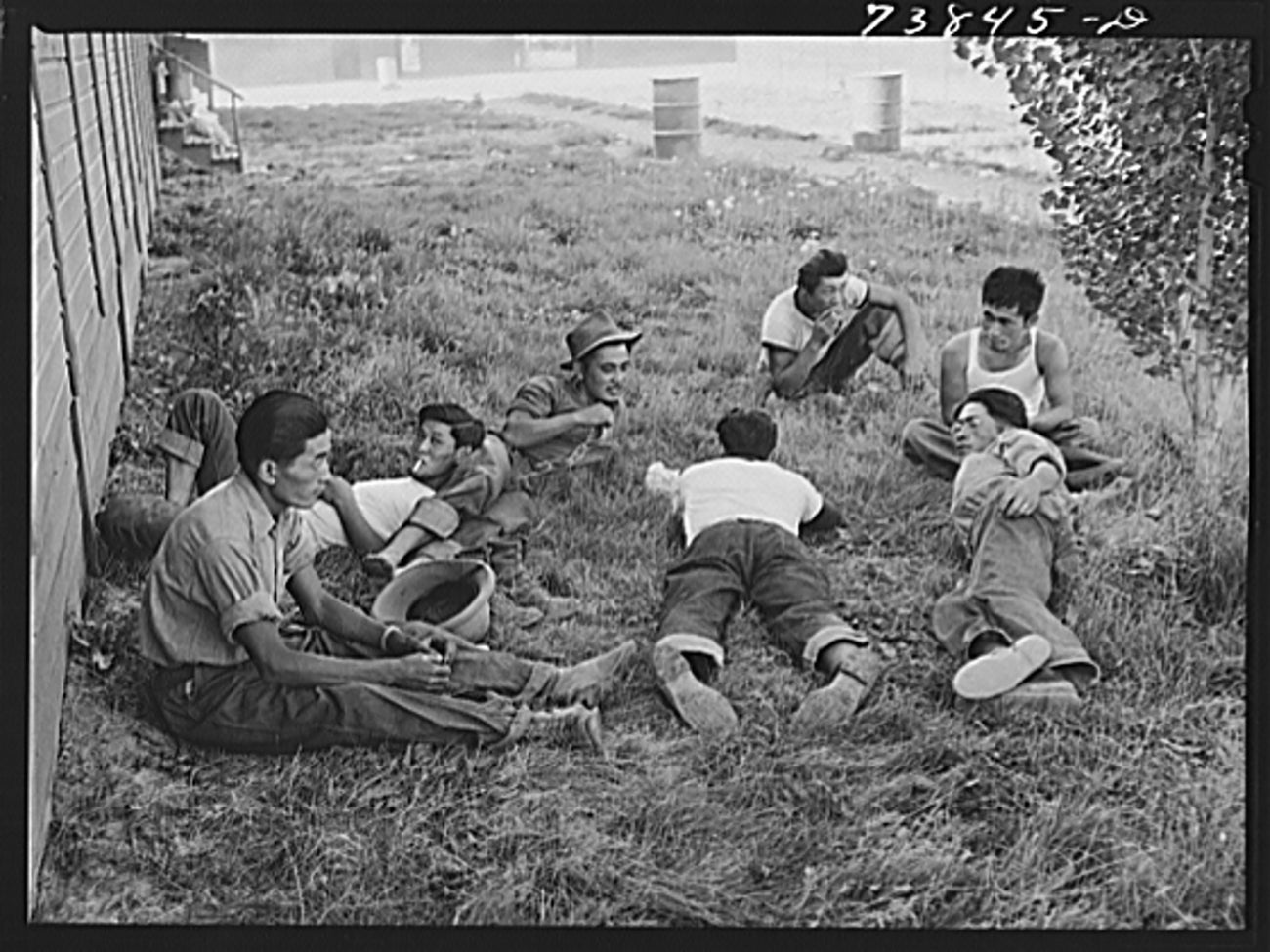 workers resting