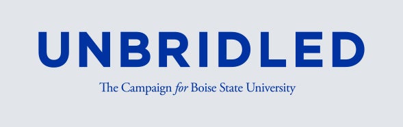 Unbridled logo grey background