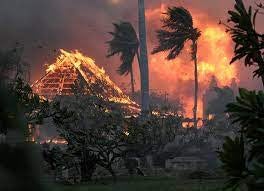 Wildfires raging in Maui