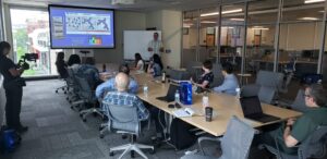 Joseph Collins presents to the Dairy NutriSols team