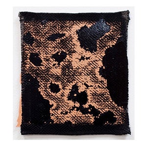 “Putrefaction 1″ Artwork, handwoven polyester, fiberglass resin, polyester resin.
