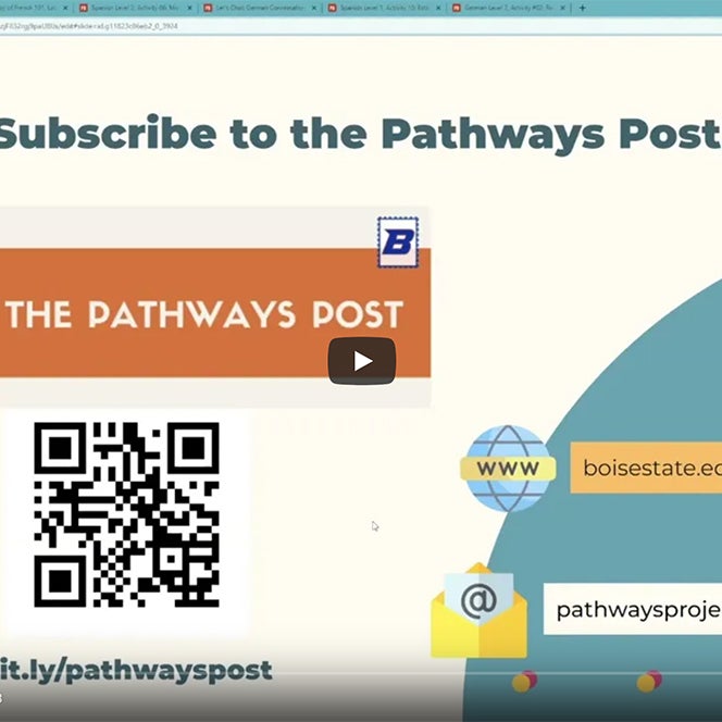 Screenshot of the presentation titled, 