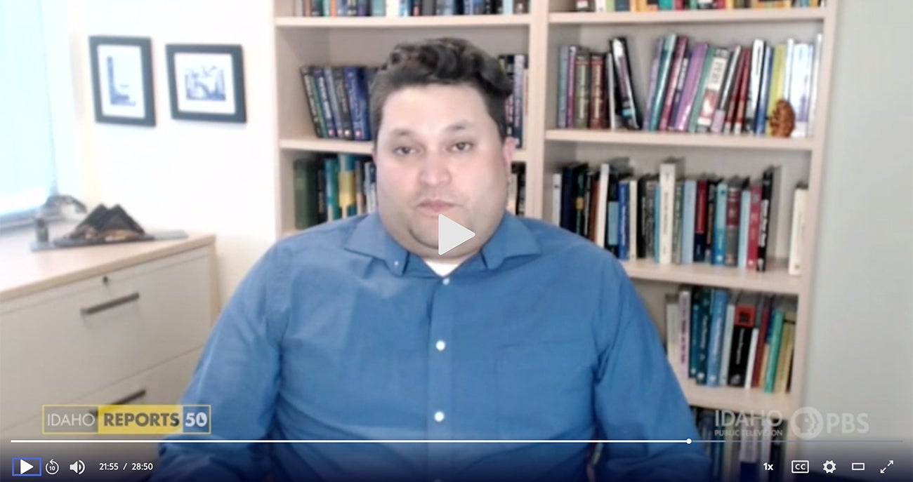 Alejandro Flores in an interview on Idaho Reports