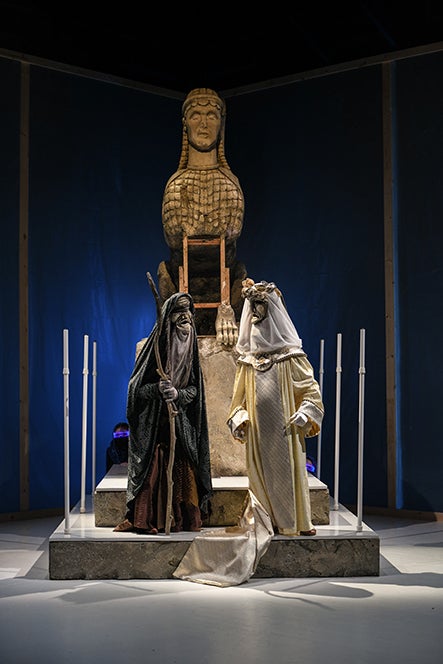 Scenes from Boise State's Department of Theatre, Film and Creative Writing's production of "Oedipus Tremendous" in fall 2021
