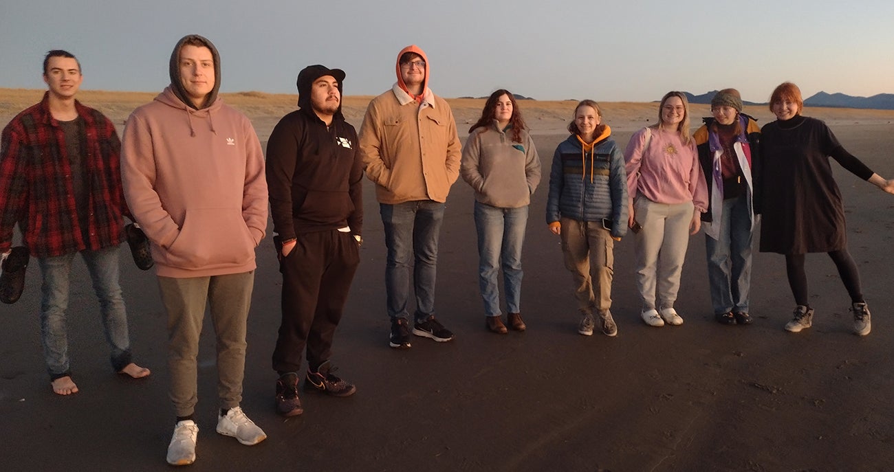Boise State Talkin’ Bronco team members who participated in the 50th annual Mike Dugaw Smelt Classic in Longview, Washington, hosted by Lower Columbia College