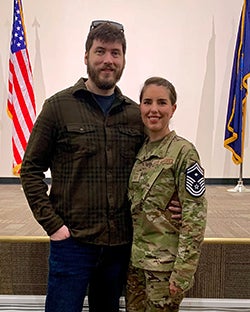 Abbey Gatlin and her husband