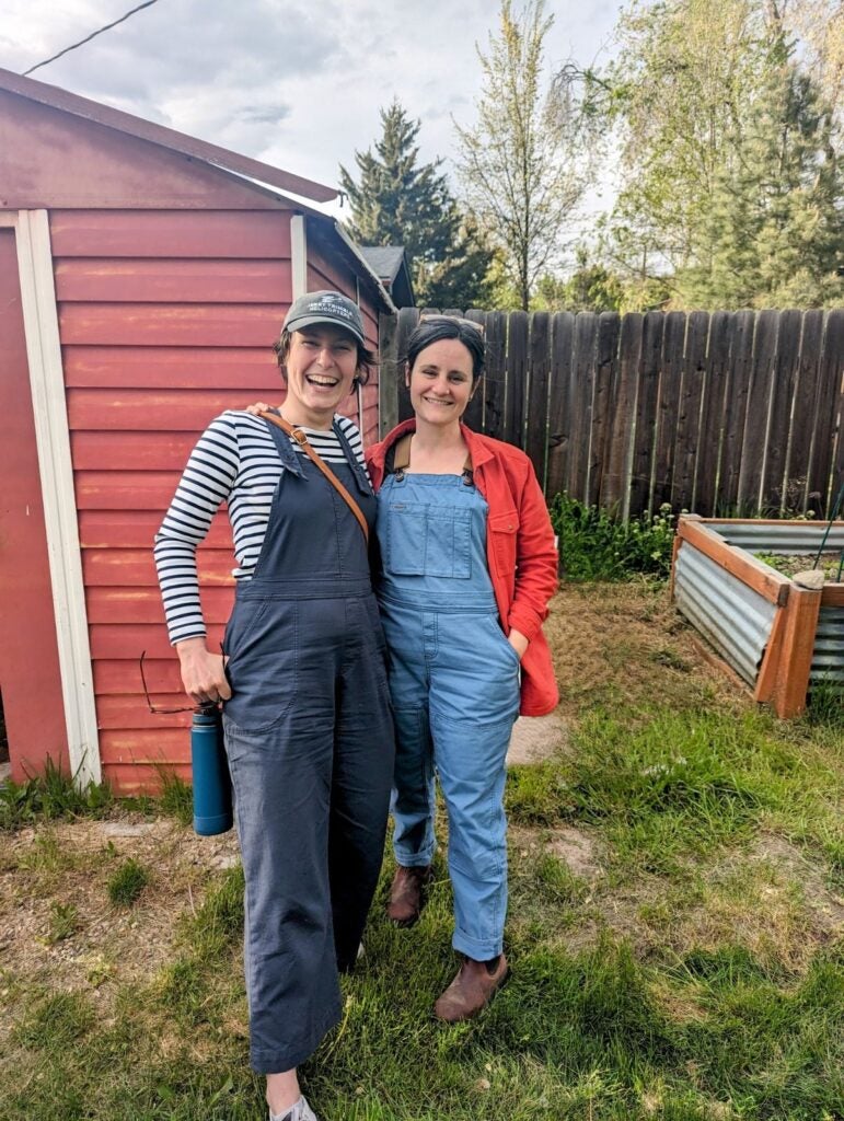 Rebecca Som Castellano (right) and Gwénaëlle d’Aumale