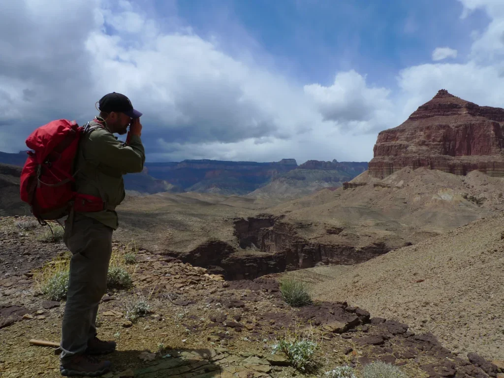 Mark Schmitz overlooking the Grand Canyon