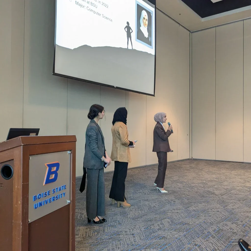 Boise State students presenting at the Language, Identity and Culture conference