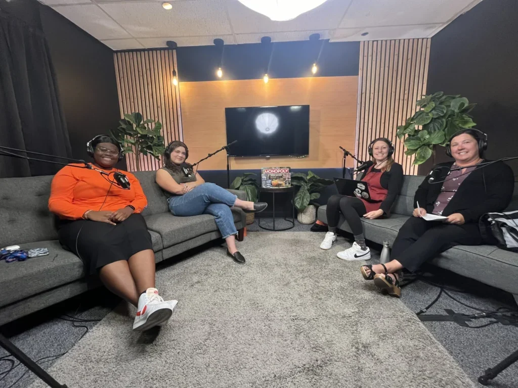 Alice Mwamba, Maci Mattravers and Professor on
MOSAICS podcast