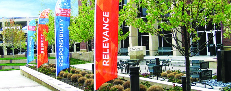 value flag- respect, responsibility, relevance