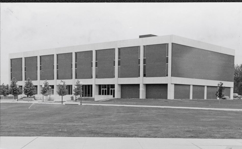 Newly constructed Business Building - 1970