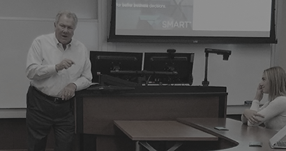 bob miller former CEO of albertsons speaking to category management class