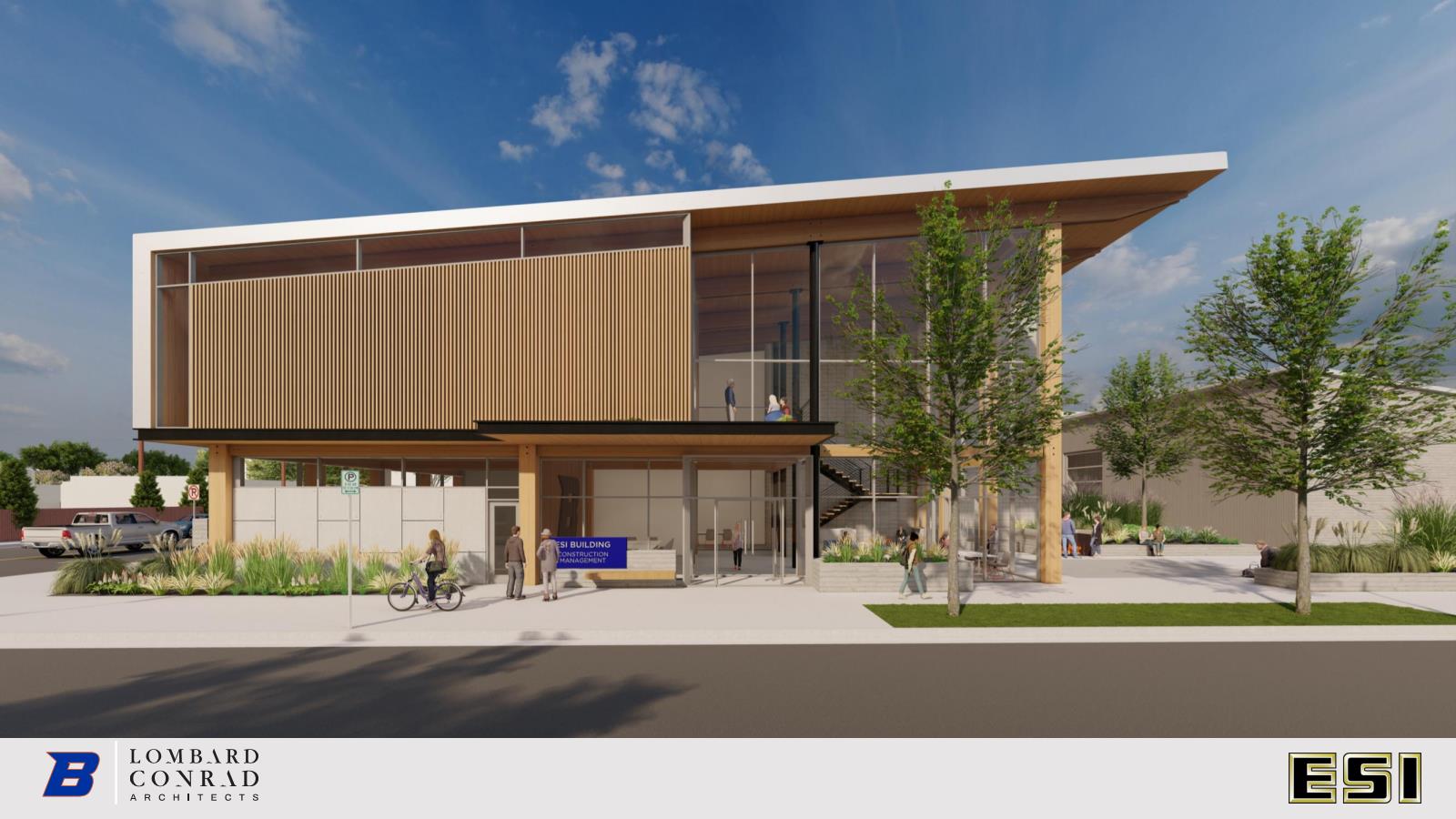 artist rendering of new ESI Building (Manitou View)