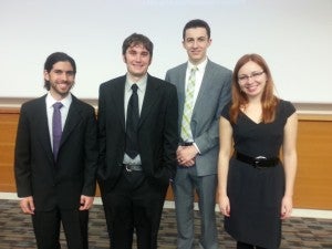 Marianna Budnikova, Nic Cornia, Scott Kausler, and Gabriel Trisca