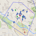 thumbnail screenshot of a map with icon markers