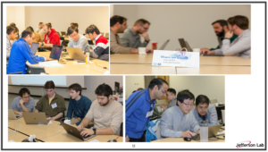 The "Palpatine" team at the AI for Nuclear Physics workshop