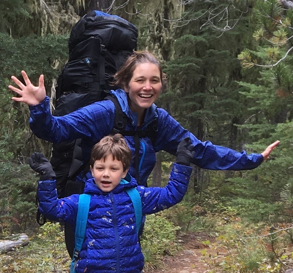 Melissa Elkinton and her son