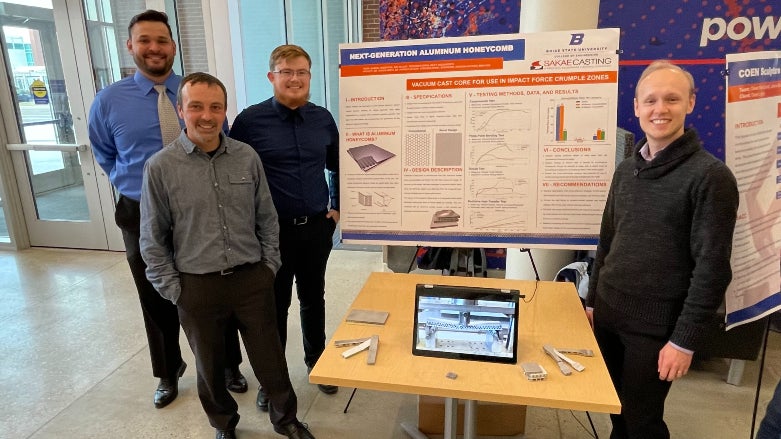 members of the Aluminum Honeycomb Team - Fall 2022 CDS