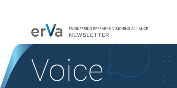 Engineering Research Visioning Alliance Newsletter banner. 
