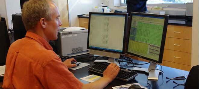 Data reduction lab.