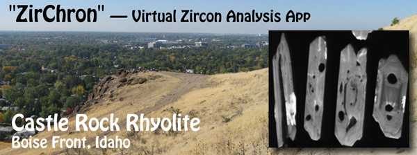 ZirChron Virtual Zircon Analysis App