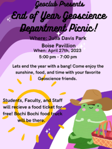 Event flyer featuring picnic details.