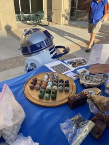 A STEM outreach event table. 