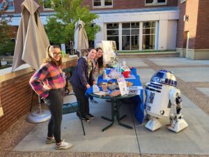 Group photo with R2D2. 