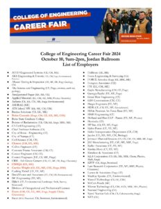 Career fair flyer part one. 
