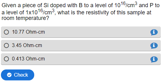 screenshot of multiple choice question