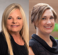 Michelle Bennett and Alexis Kenyon headshots