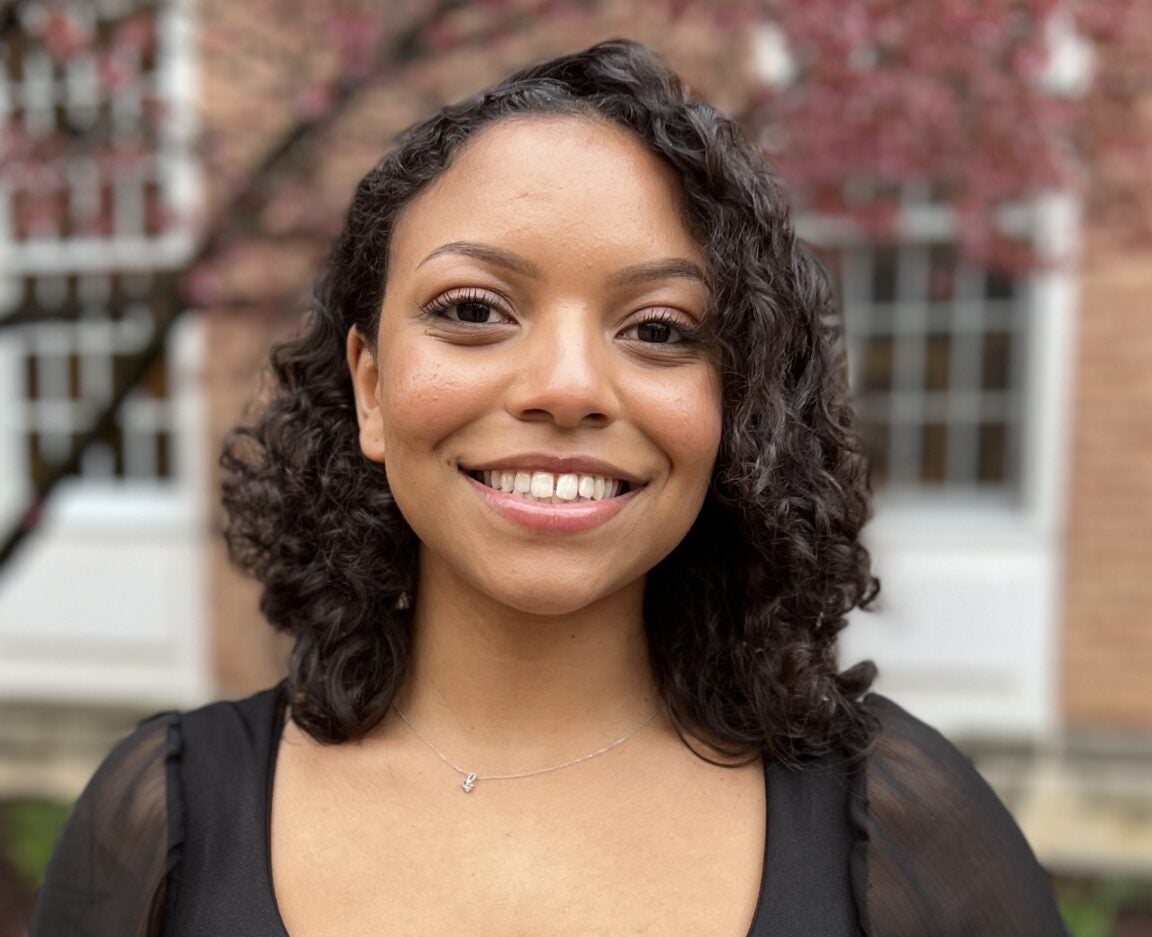 Photo of graduating McNair Scholar Kyrie Davis