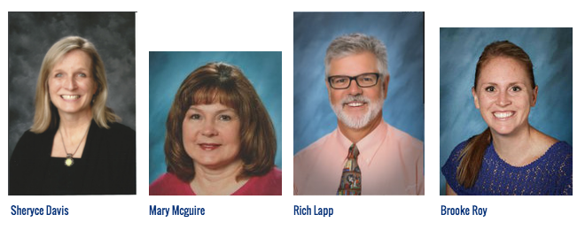 Sheryce Davis, Mary Mcguire, Rich Lapp, Brooke Ray