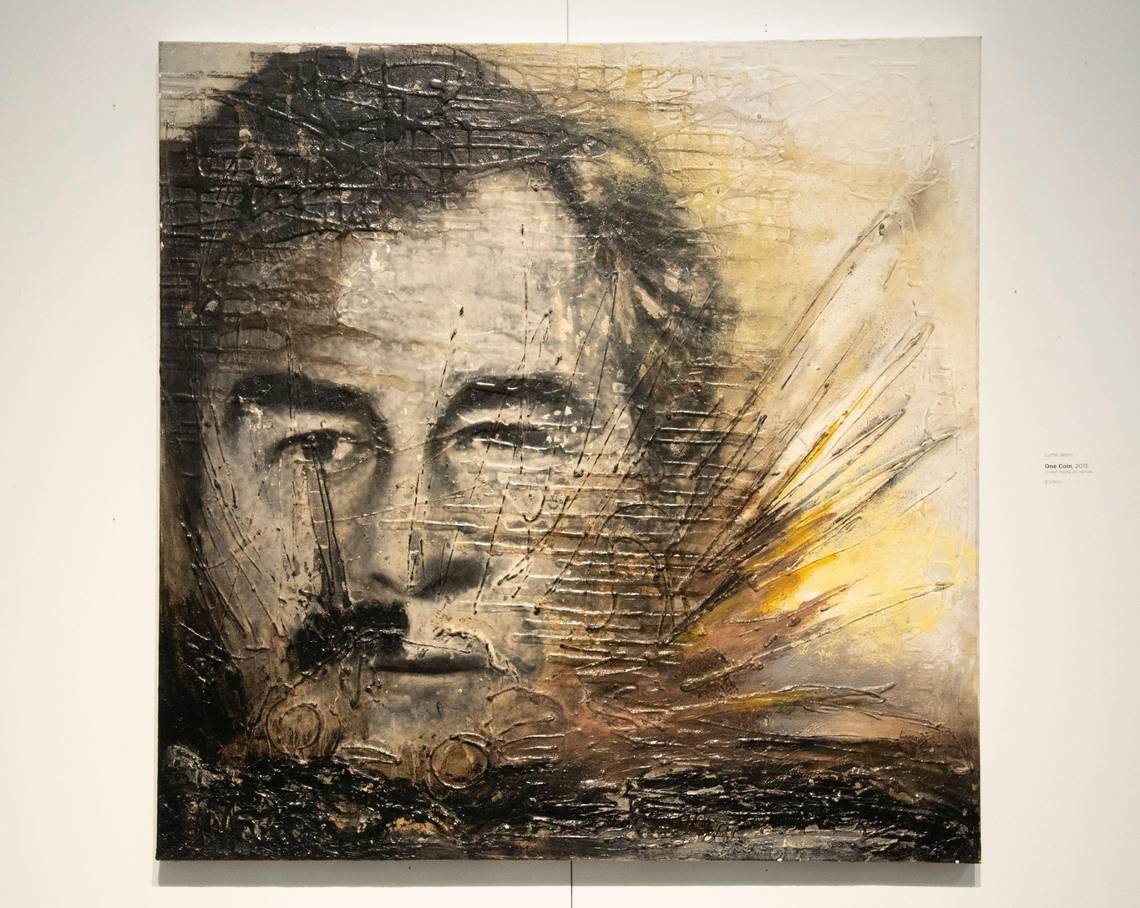 One Coin, painting by Luma Jasim